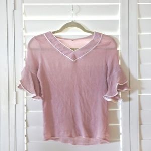 Dainty Millennial Pink Top